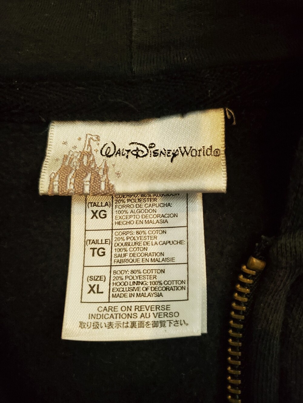 Walt Disney World Mickey Tattoo Art Hoodie XL - Picture 6 of 7